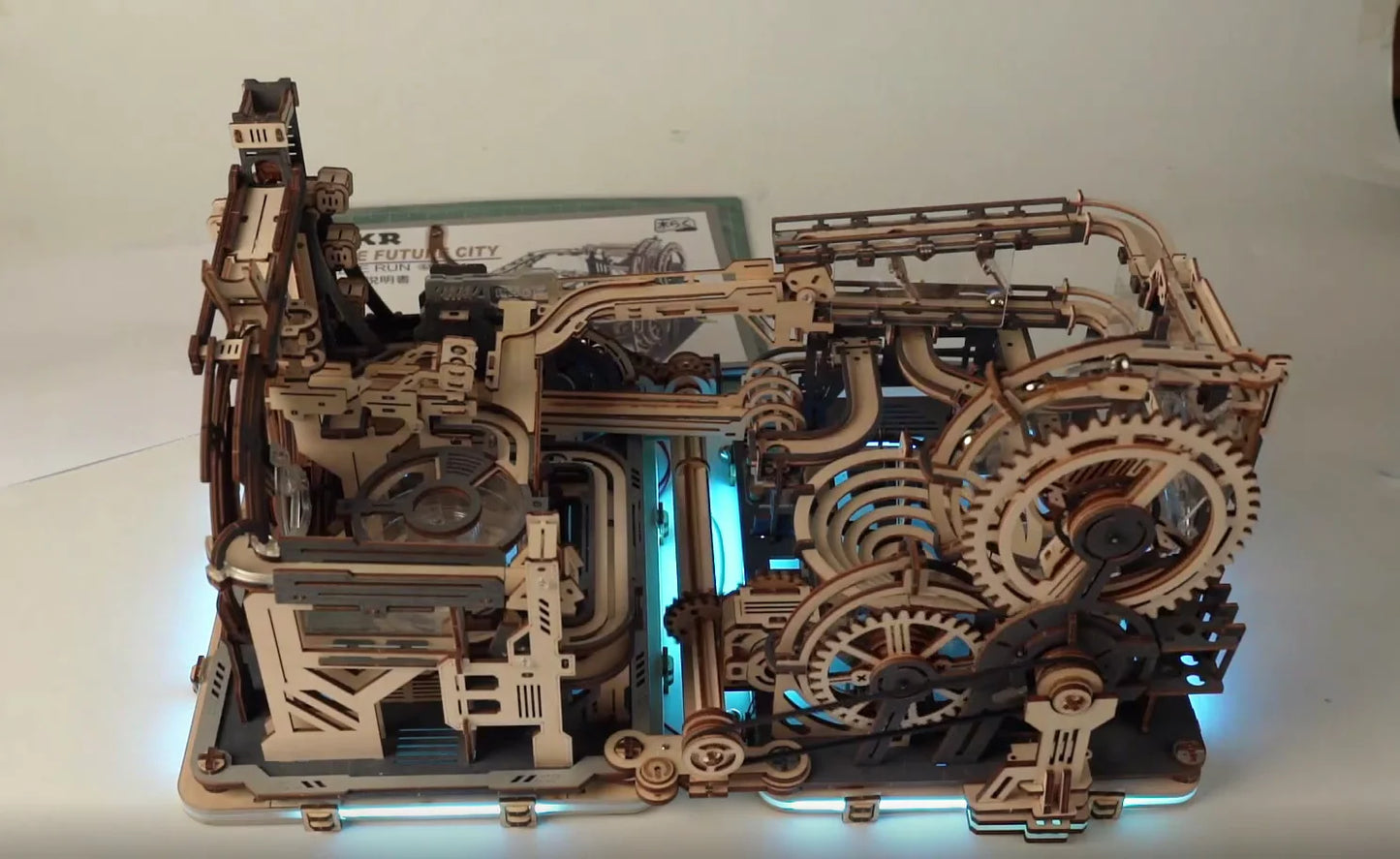 Robotime Rokr Electric Marble Run With Light 3D Puzzle