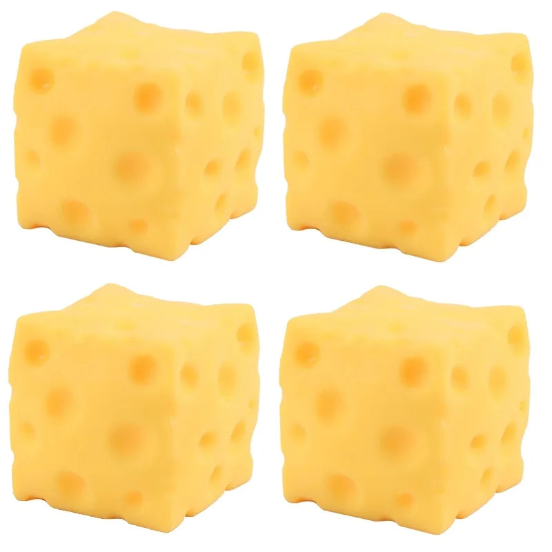 LISM Squishy Square Cheese Toy Slow Rebound Stress Relief Fidget