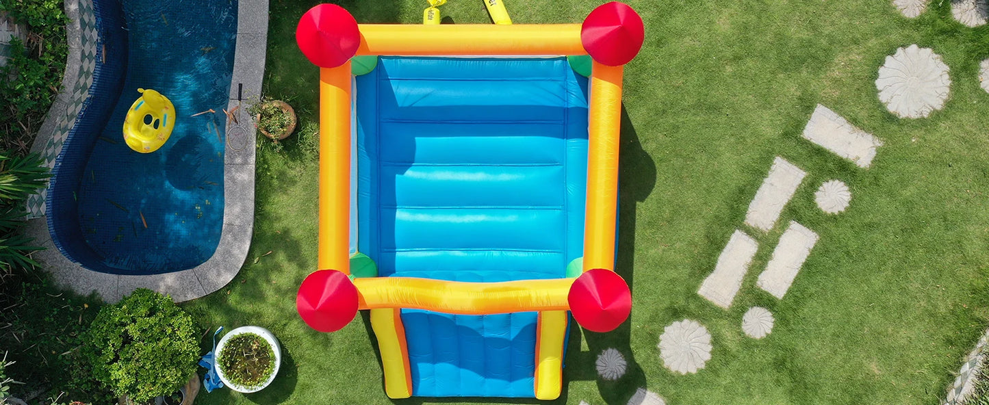 Yard Inflatable Bounce House With Slide 12*9*8ft Bounce House For Kids 5-12 Bouncer With Blower For Outdoor Backyard/Indoor