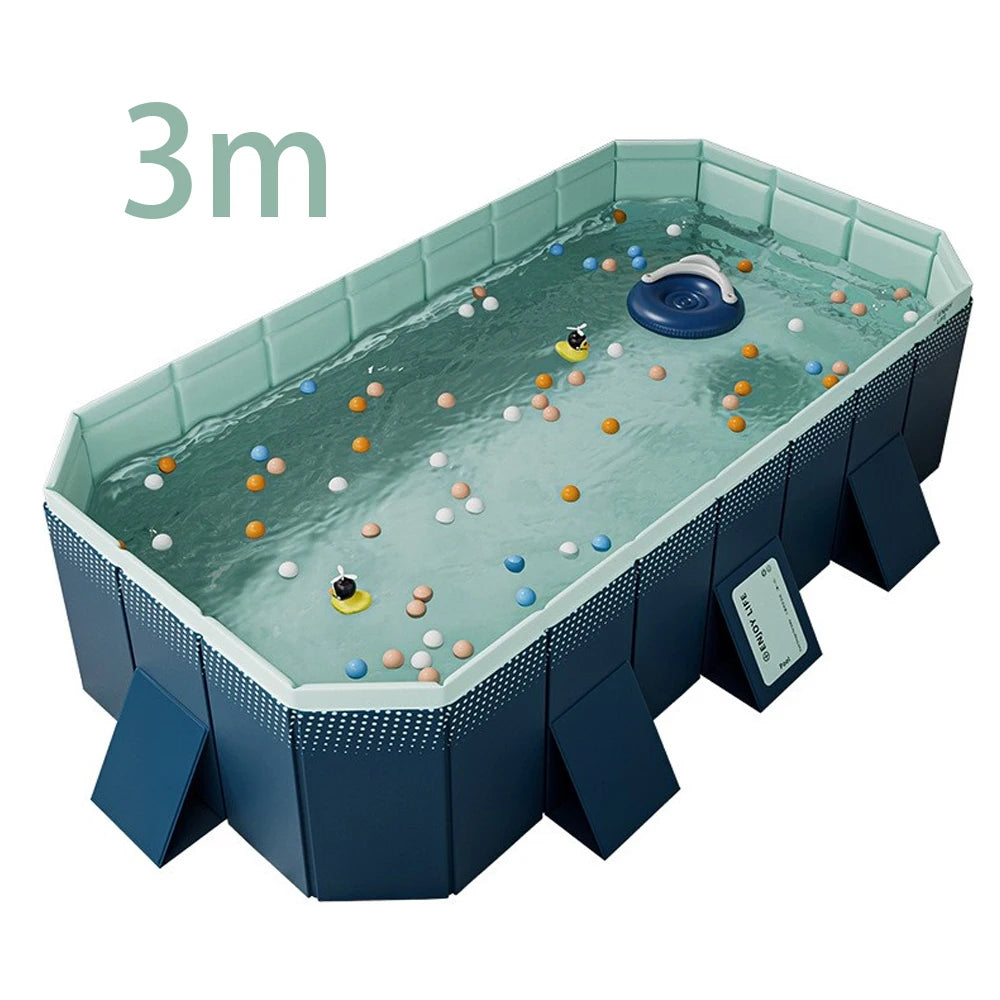 Foldable Outdoor Family Pool Non Inflatable for Garden and Yard