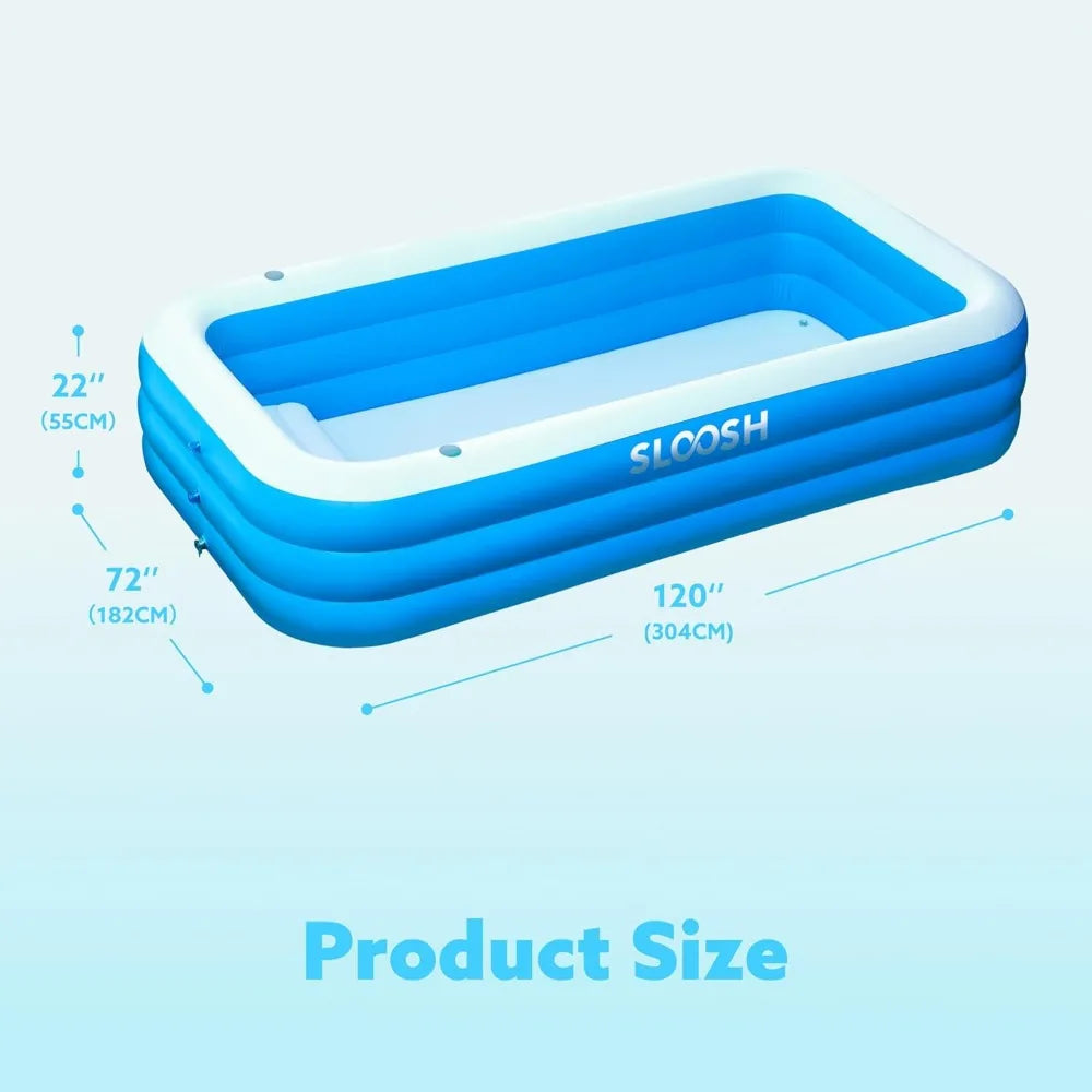 Joyfy Inflatable Family Pool For Backyard Summer Fun And Parties