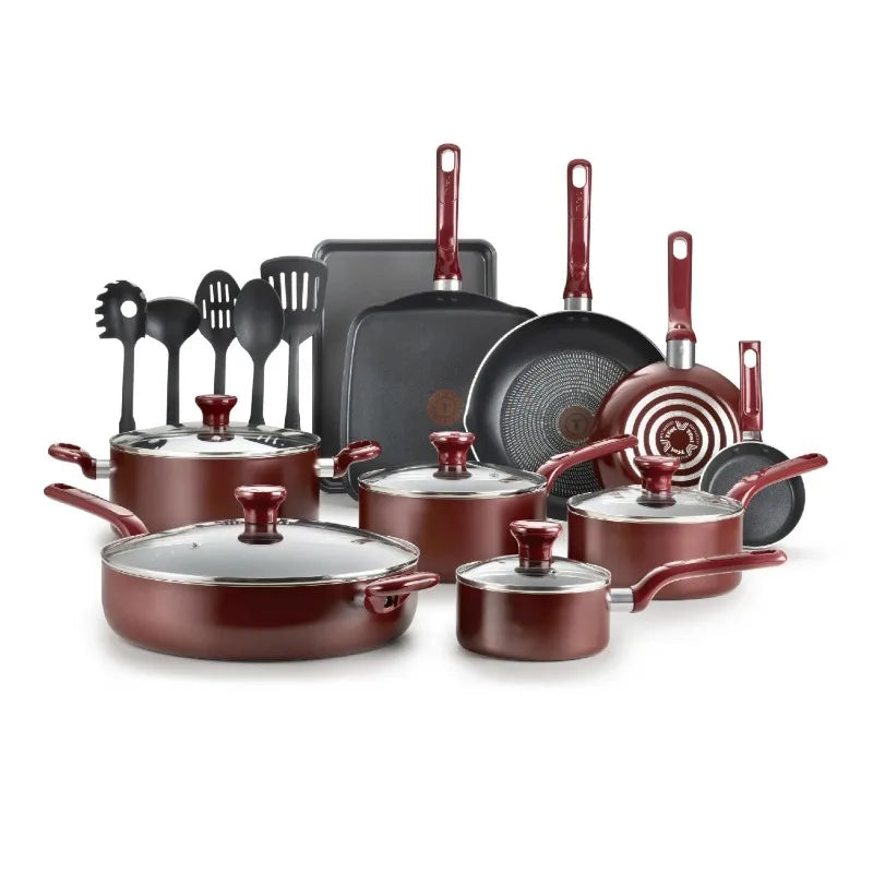 T-fal Easy Care Nonstick Cookware Set Dishwasher Safe