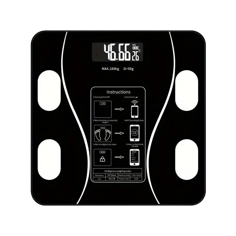 Smart Wireless Digital Body Fat Scale Bathroom Weight Composition Analyzer