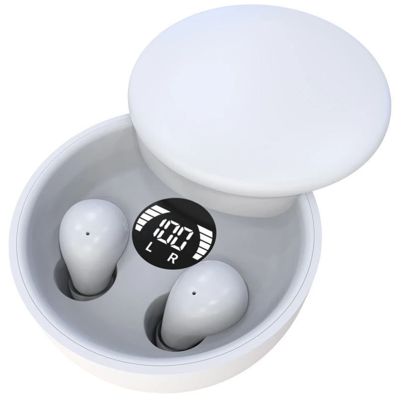 Invisible Sleep Earphones Ultra Thin Wireless Bluetooth With Noise Reduction