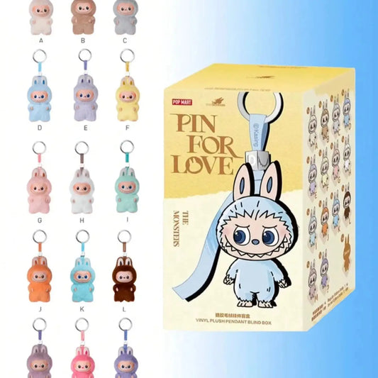 POP MART Mini Labubu Monsters Pin For Love Blind Box