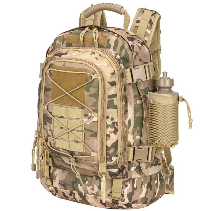 60L Military Tactical Backpack Army Molle Assault Rucksack Outdoor Travel Hiking Rucksacks Camping Hunting mochila hombre
