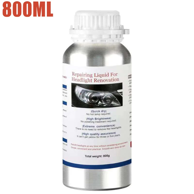JOIGVFN Car Headlight Restoration Kit Liquid Polymer Repair