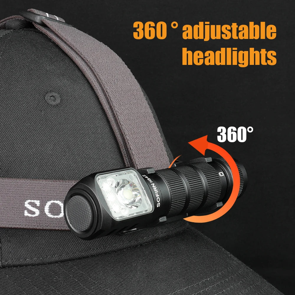 Sofirn HS42 Headlamp 2100lm USB-C Rechargeable Flashlight