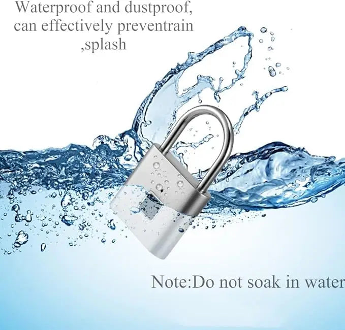 NONEDoorknob Biometric Padlock For Luggage Mini Fingerprint Lock