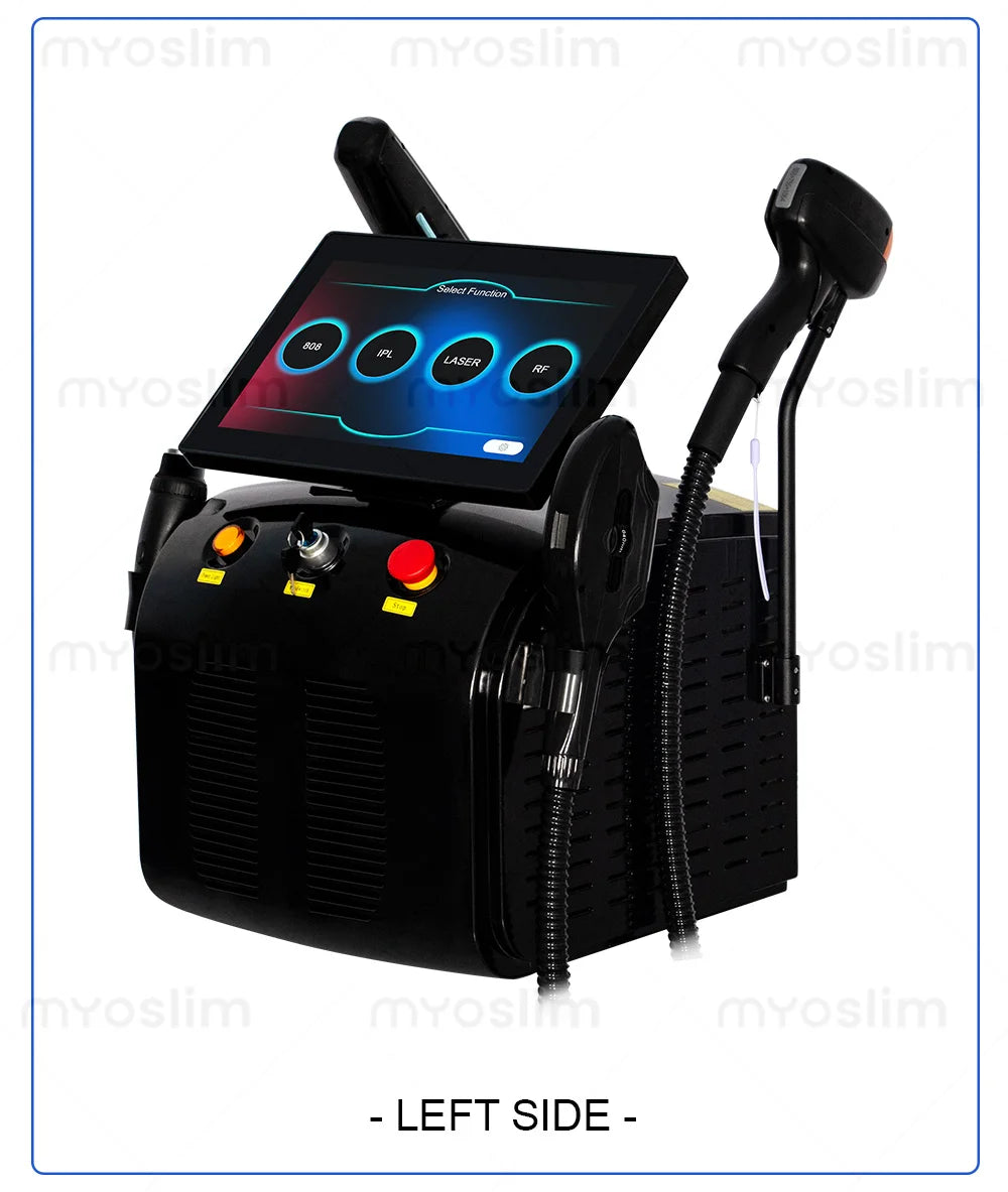 4 in 1 4000w Soprano Titanium Ice Platinum Diode 755 808 1064nm 4 Wavelength ND:YAG Laser Painless Hair Removal Machine
