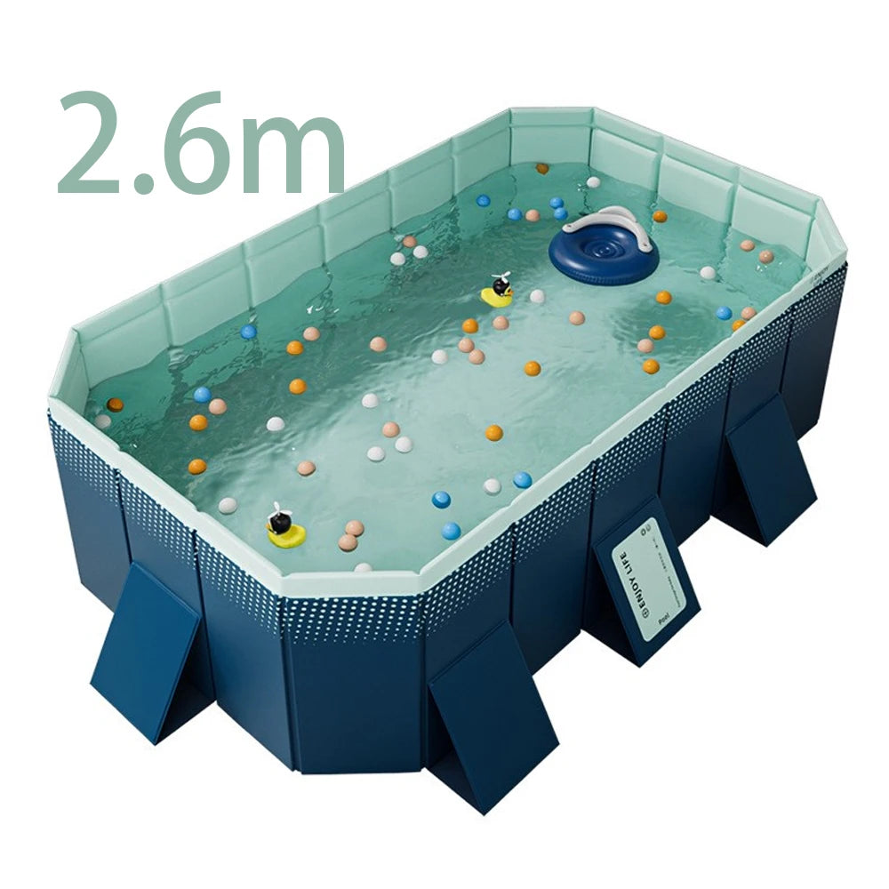 Foldable Outdoor Family Pool Non Inflatable for Garden and Yard
