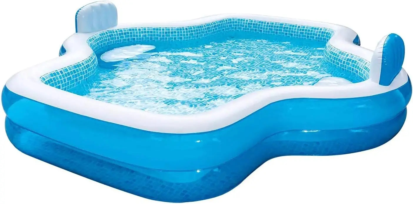 Elegant Family Pool With Inflatable Backrests And Seats