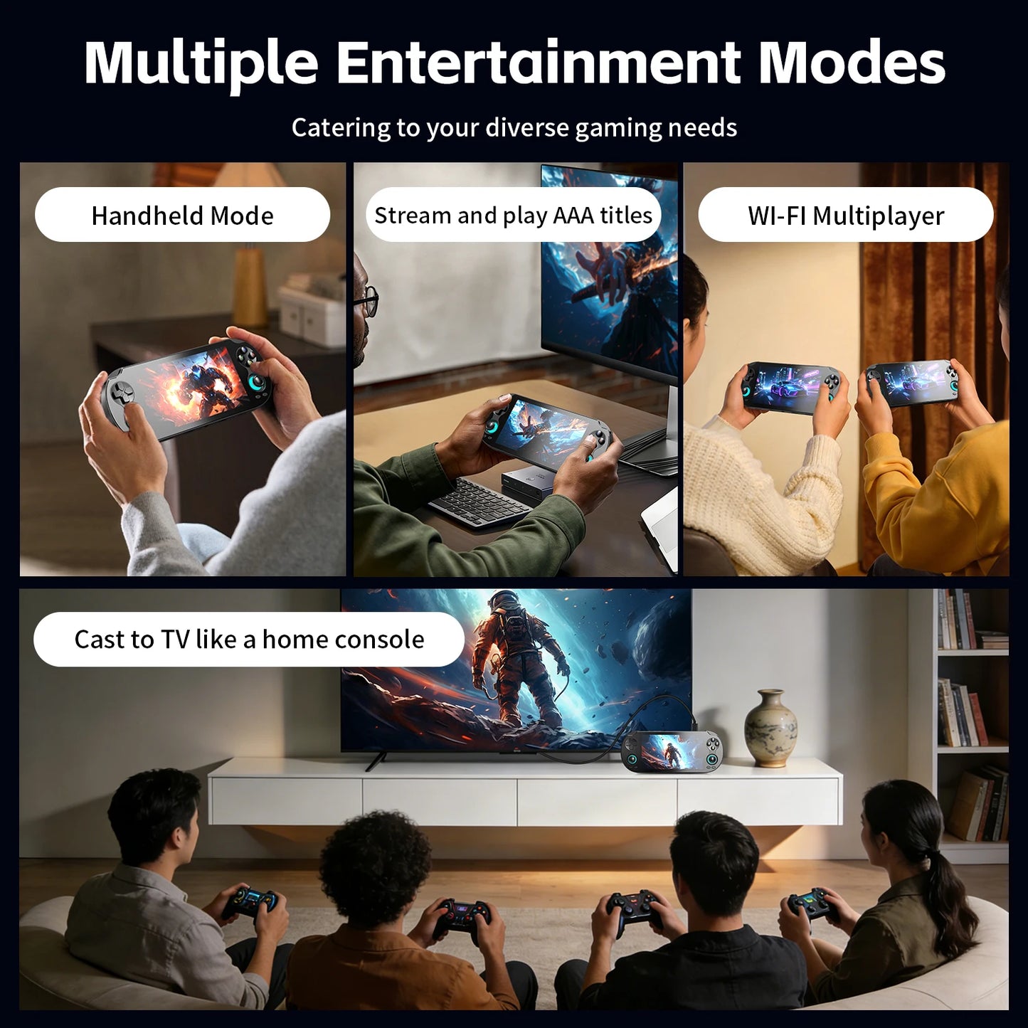 ANBERNIC RG VITA/RG VITA Pro Handheld Game Console Android Retro Game Player 5000mAh Supports RixelHK Wifi Online Multi-player