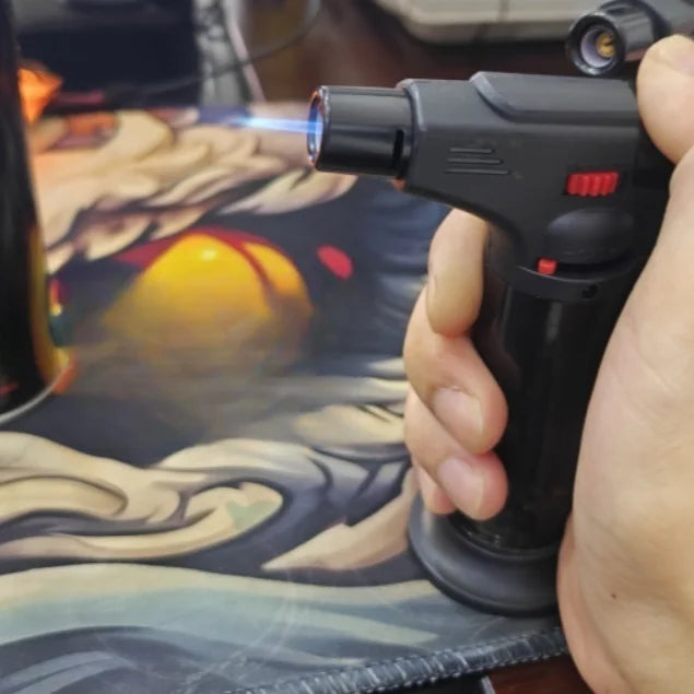 TopFlames Outdoor Portable Butane Gas Torch Lighter Windproof