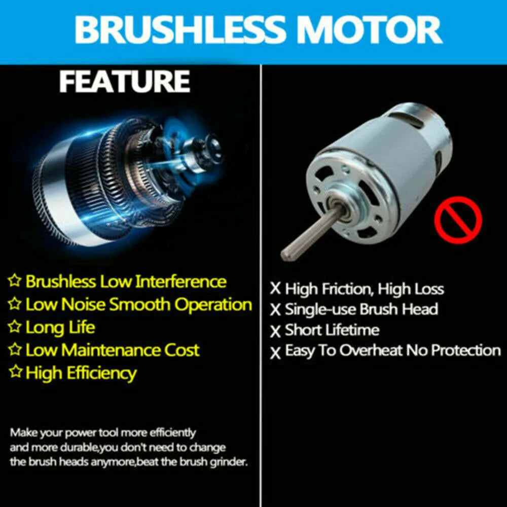 125mm Brushless Angle Grinder Cordless Electric Angle Grinder Power Tool Polishing Cutting Machine for Makita 18V Battery Pin