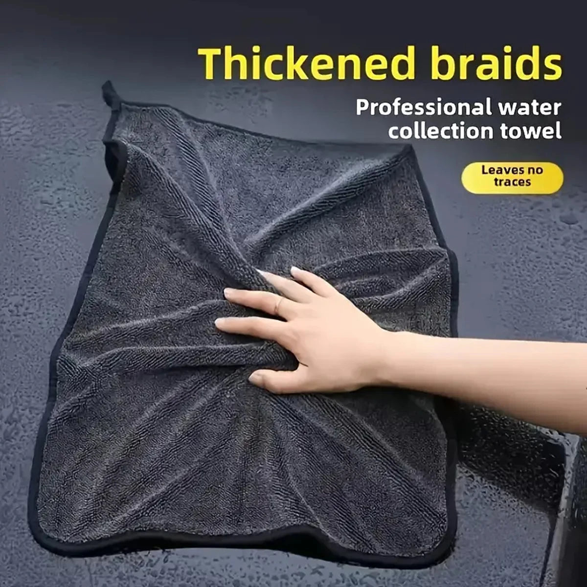 Car Microfiber Towel For Heavy Duty Cleaning And High Absorbency
