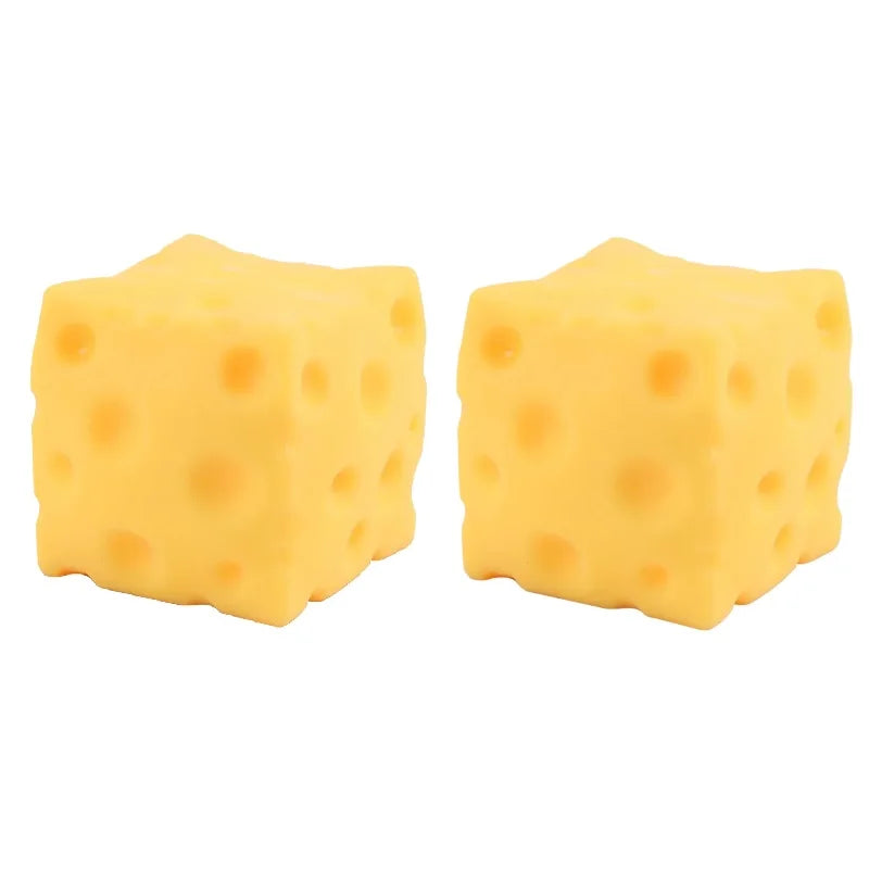 LISM Squishy Square Cheese Toy Slow Rebound Stress Relief Fidget