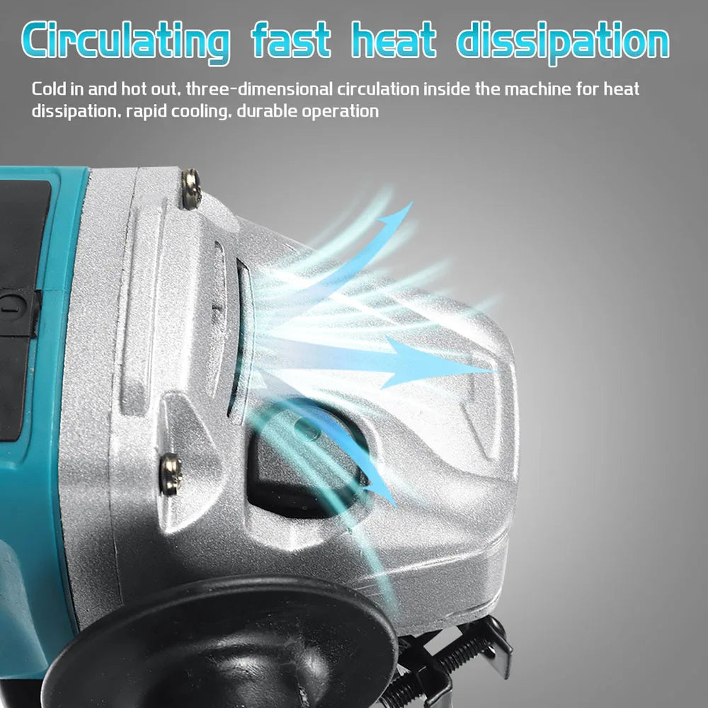 125mm Brushless Angle Grinder Cordless Electric Angle Grinder Power Tool Polishing Cutting Machine for Makita 18V Battery Pin