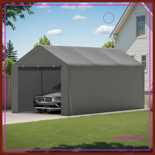Portable Carport Canopy Tent With Removable Sidewalls Waterproof UV