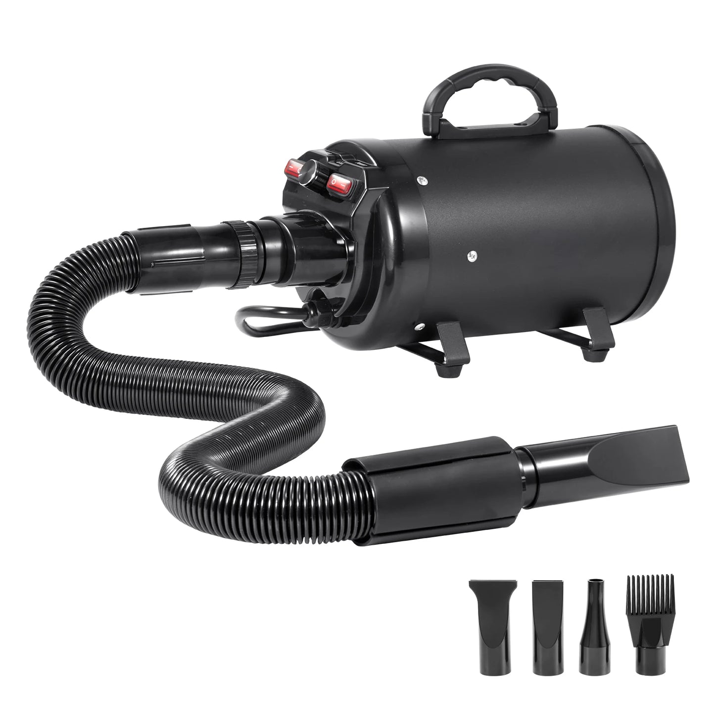 SucceBuy Dog Blow Dryer With Adjustable Speed And Extendable Hose