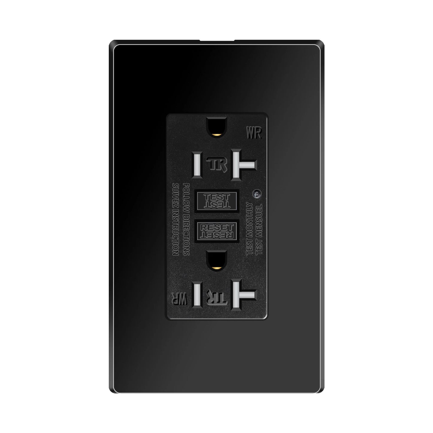NineLeaf GFCI Outlet Receptacle 15/20A Weather Resistant Tamper Resistant Outdoor