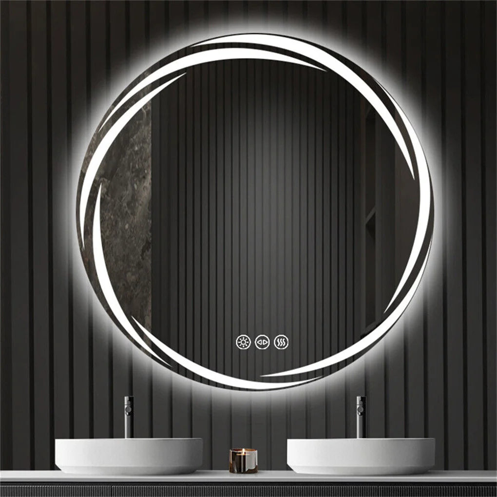 Anti Fog LED Round Vanity Mirror With Backlit Shatterproof Design