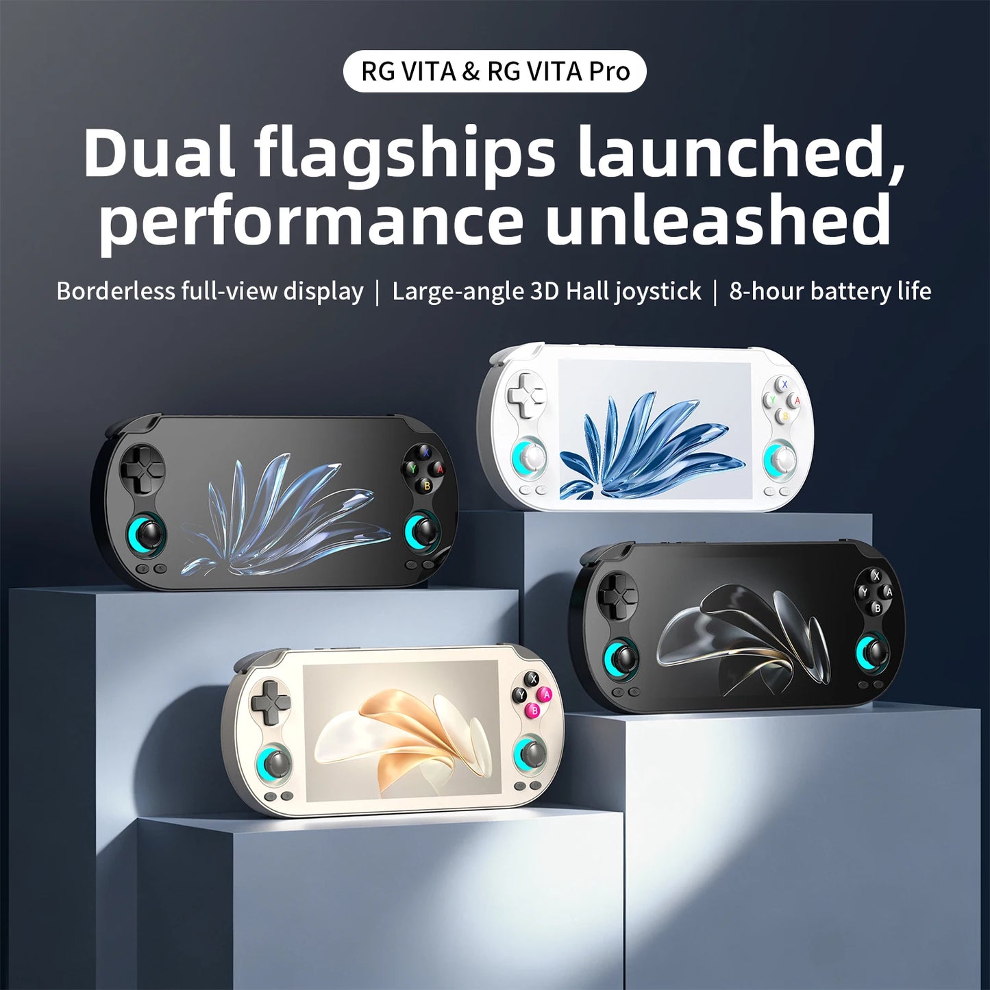 ANBERNIC RG VITA/RG VITA Pro Handheld Game Console Android Retro Game Player 5000mAh Supports RixelHK Wifi Online Multi-player