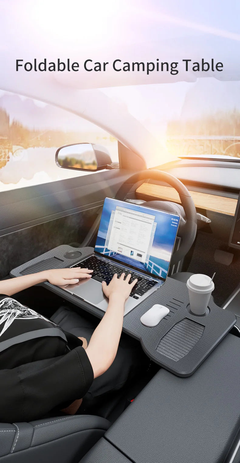 Ergonomic Laptop Tray Desk Surface For Model 3 Y S