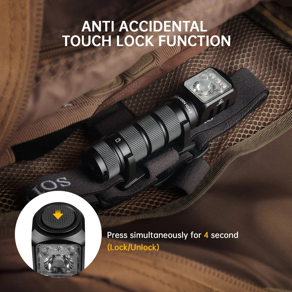 Sofirn HS42 Headlamp 2100lm USB-C Rechargeable Flashlight