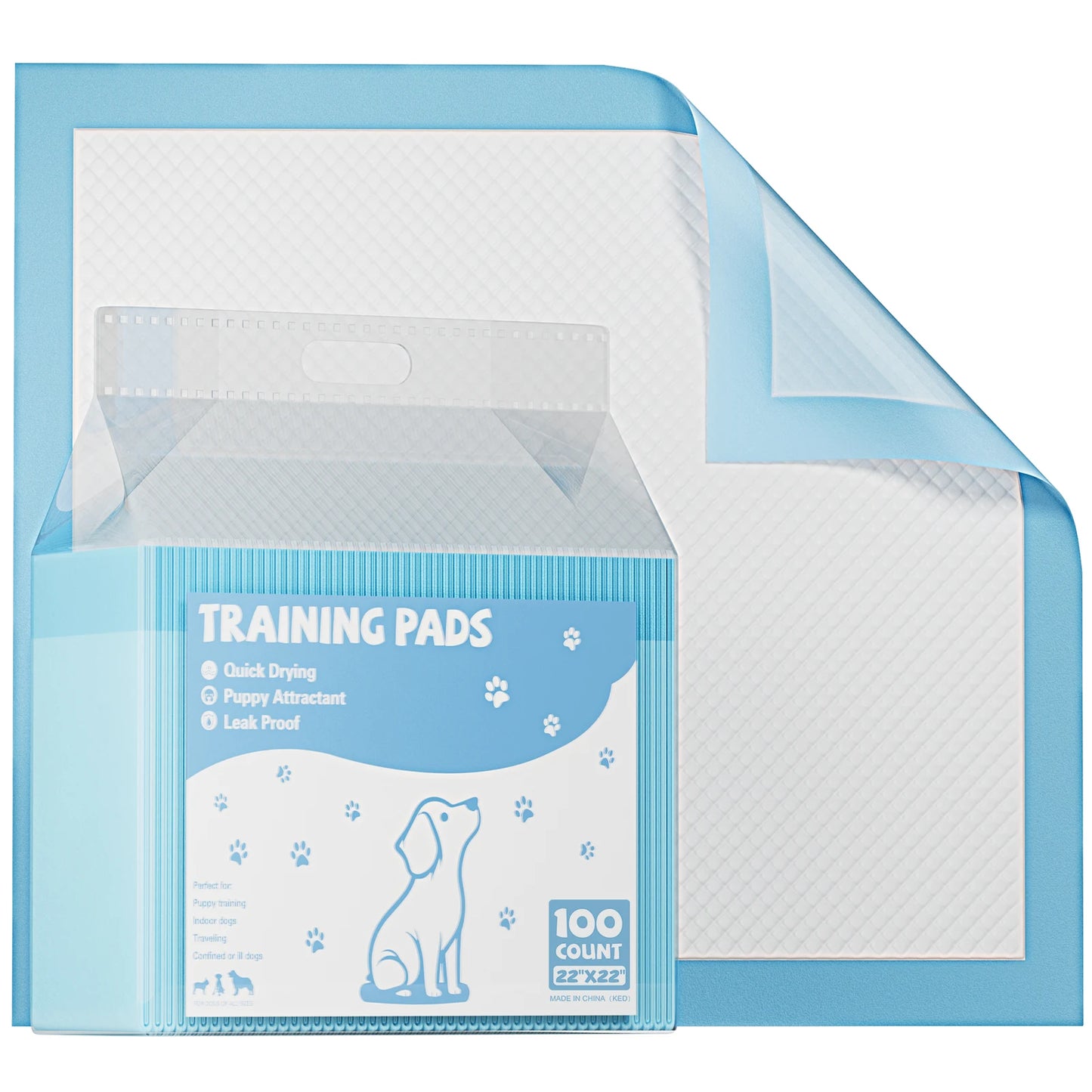 Disposable Underpads 150 Count Quick Drying Leakproof Training Pads