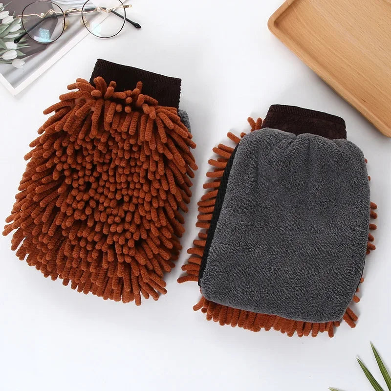 Car Wash Glove AntiScratch Cleaning Mitt For Auto Detailing
