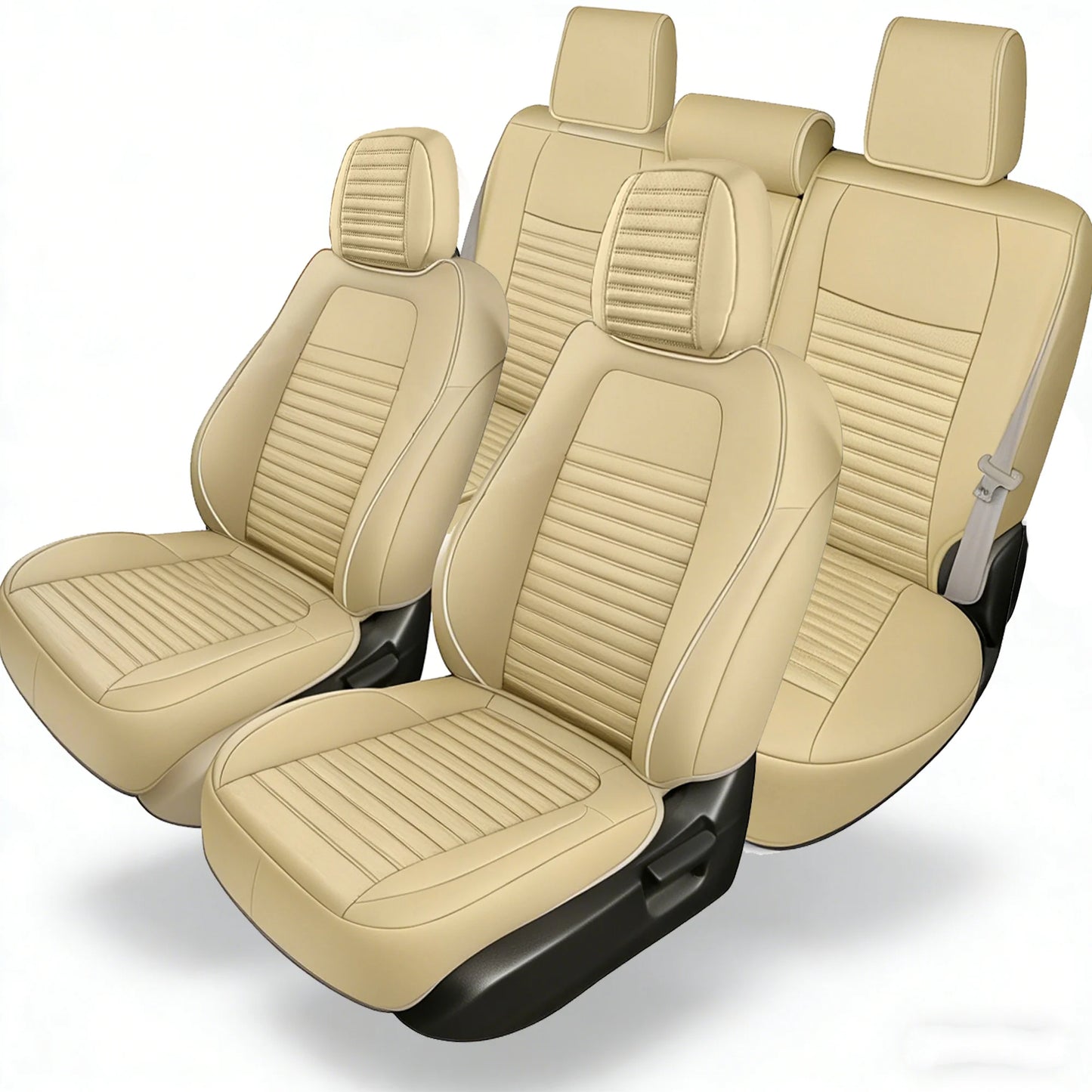 Custom Fit Car Seat Covers For Honda CRV Full Set Waterproof Napa Leather