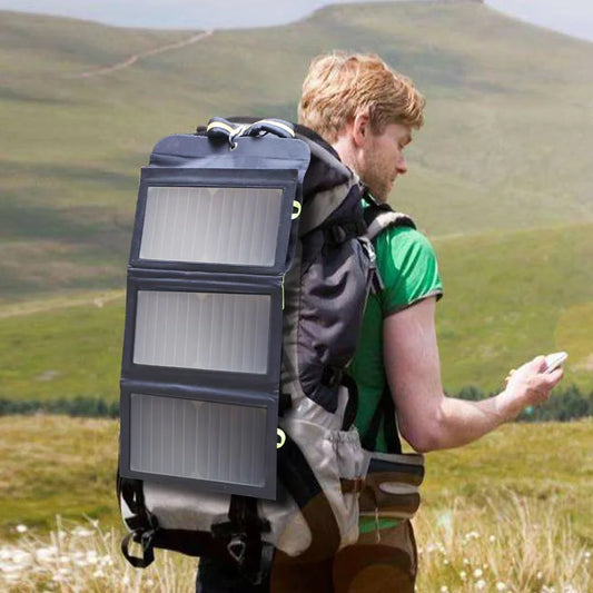 ALLPOWERS Foldable Solar Panel 21W Waterproof Portable Outdoor Charger