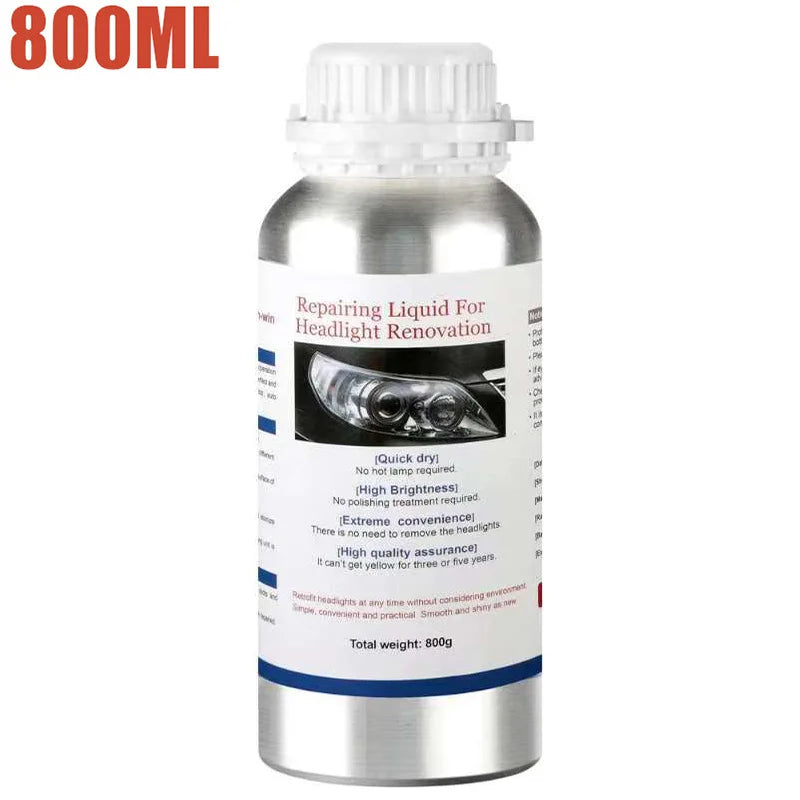 JOIGVFN Car Headlight Restoration Kit Liquid Polymer Repair