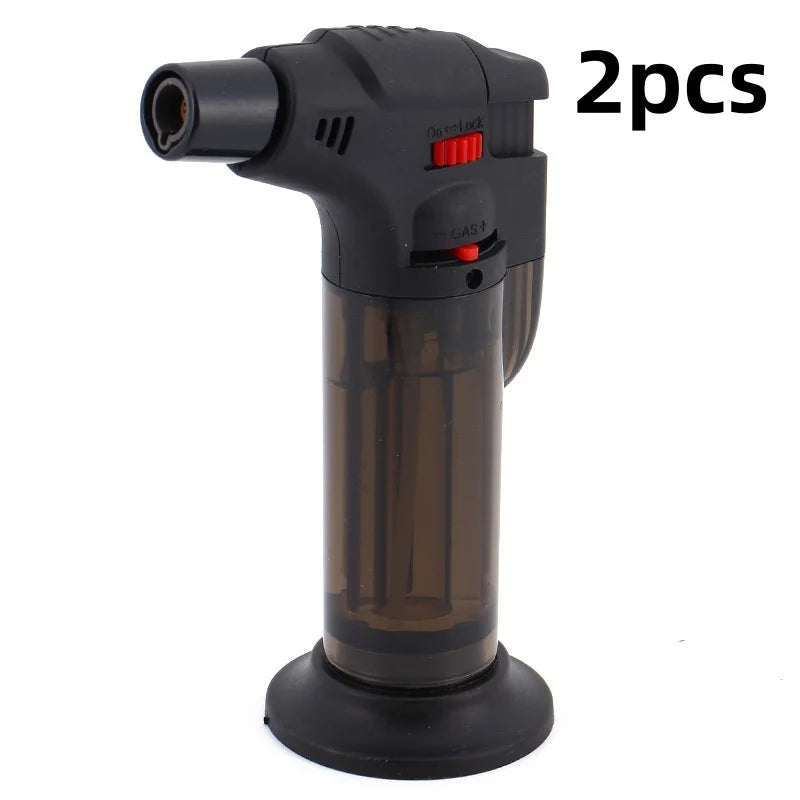 TopFlames Outdoor Portable Butane Gas Torch Lighter Windproof