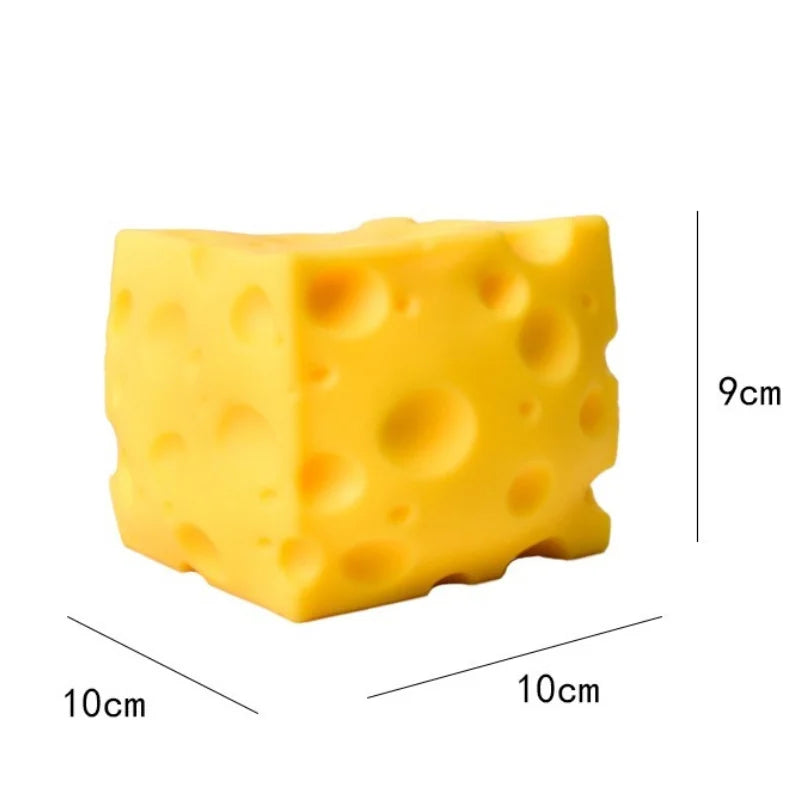 LISM Squishy Square Cheese Toy Slow Rebound Stress Relief Fidget