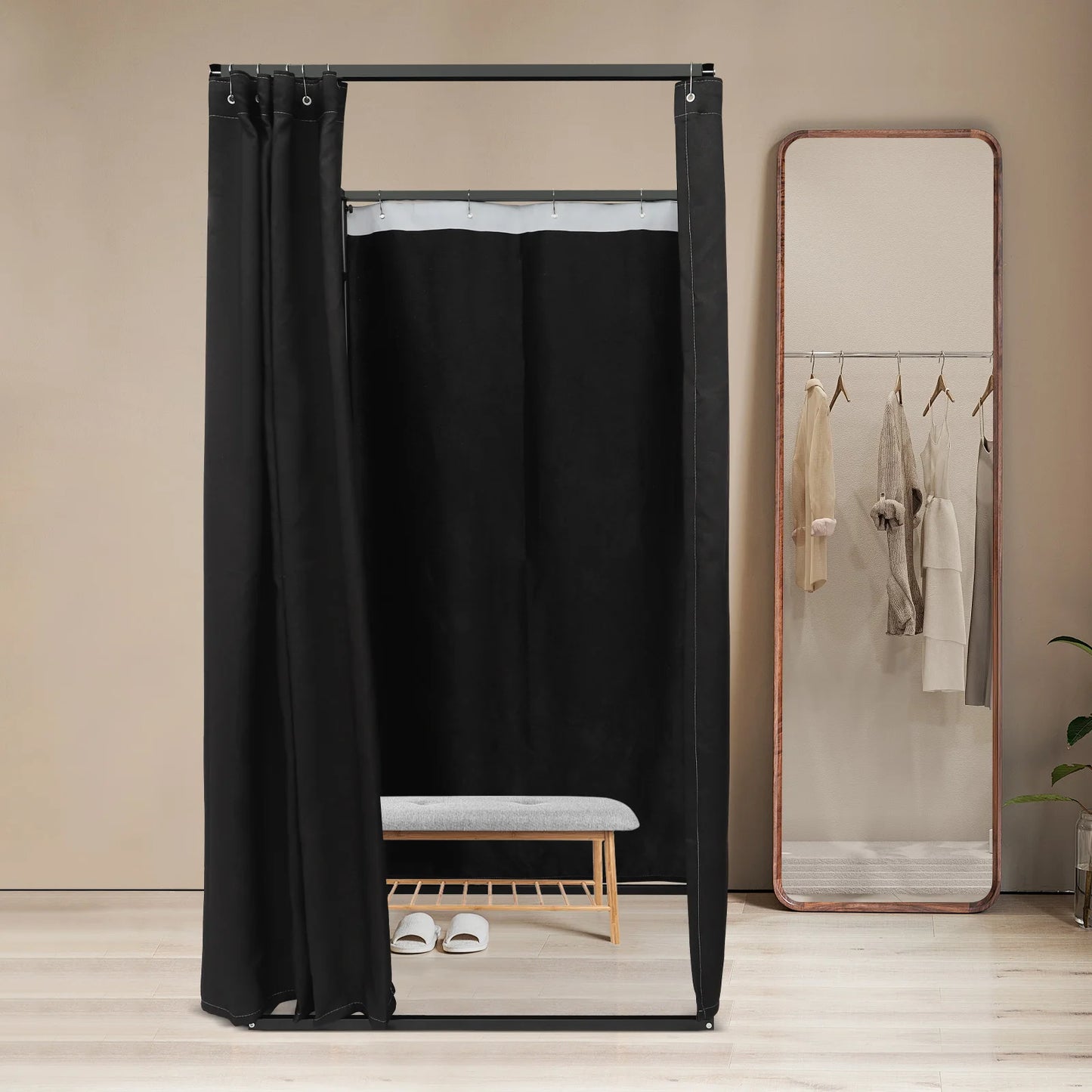 Portable Changing Room Tent Shelter For Privacy, 3 To 4 People, 35 kg Load