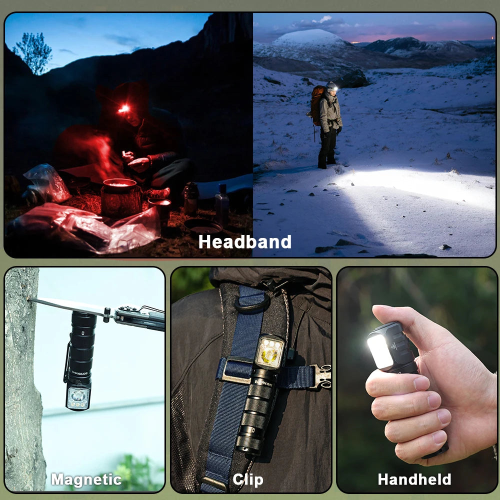 Sofirn HS42 Headlamp 2100lm USB-C Rechargeable Flashlight