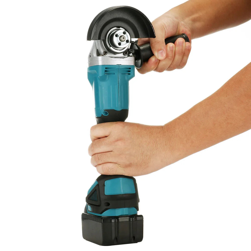 125mm Brushless Angle Grinder Cordless Electric Angle Grinder Power Tool Polishing Cutting Machine for Makita 18V Battery Pin