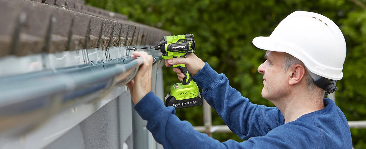 Brushless 21V Cordless Impact Driver Kit With 2.0Ah Battery