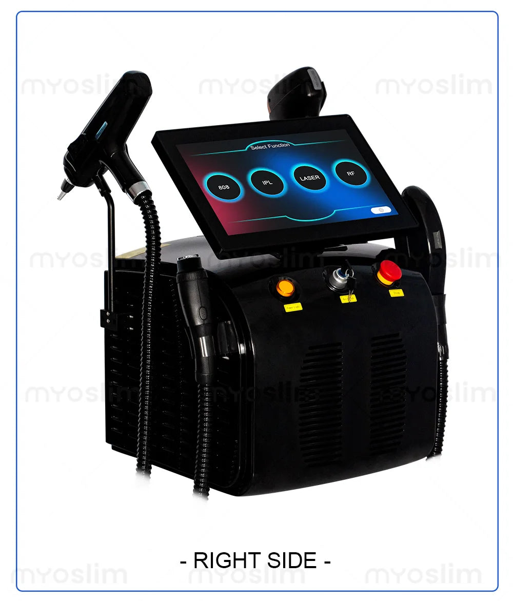 4 in 1 4000w Soprano Titanium Ice Platinum Diode 755 808 1064nm 4 Wavelength ND:YAG Laser Painless Hair Removal Machine