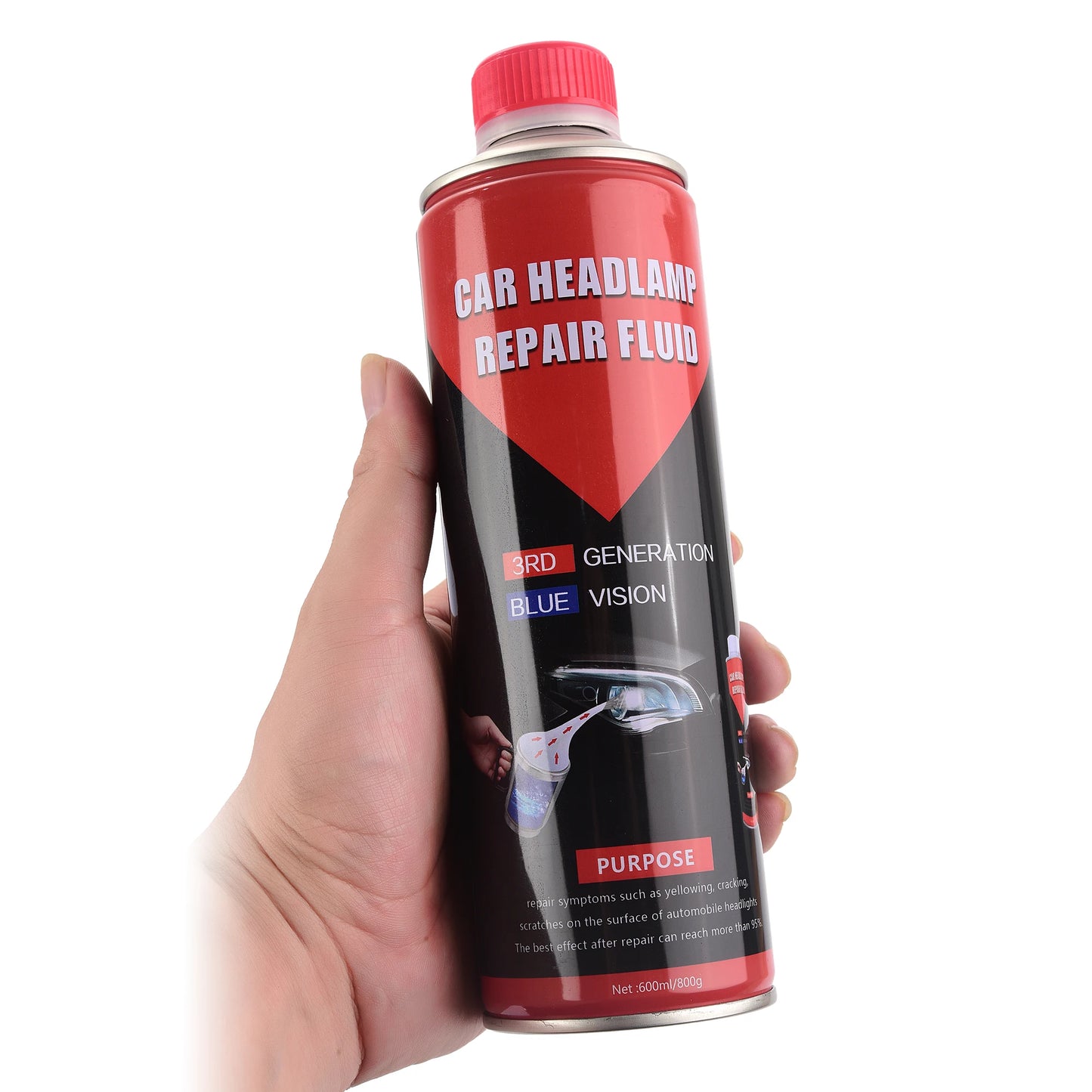 800G Liquid Polymer Headlight Restoration Polish For Scratches