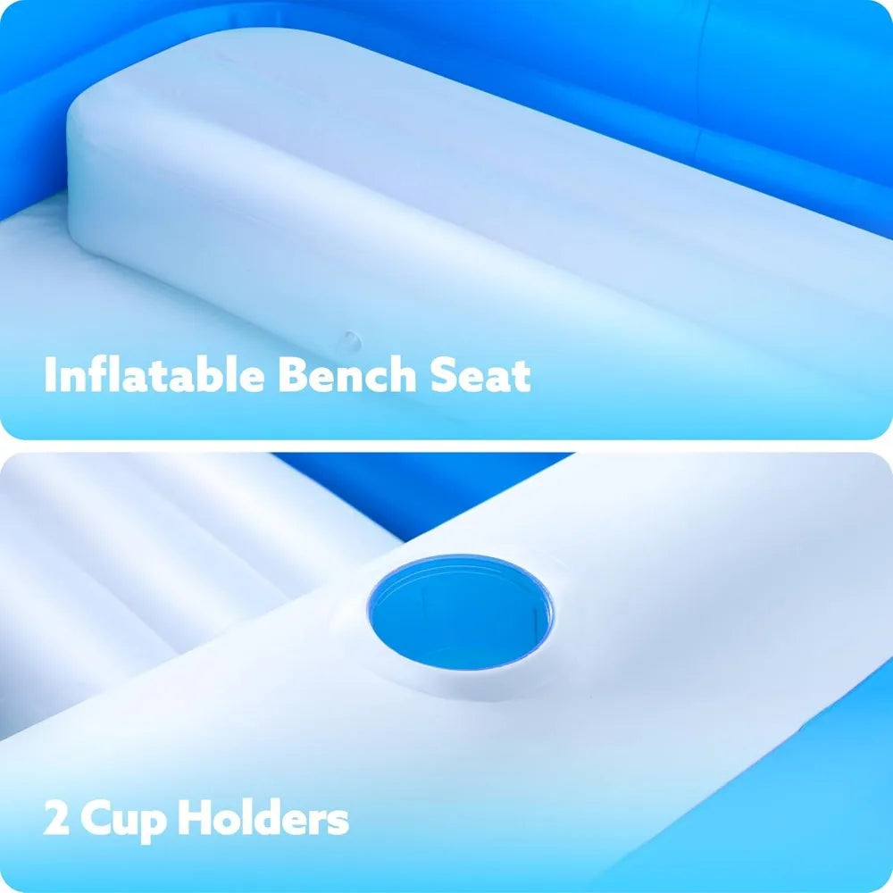Joyfy Inflatable Family Pool For Backyard Summer Fun And Parties