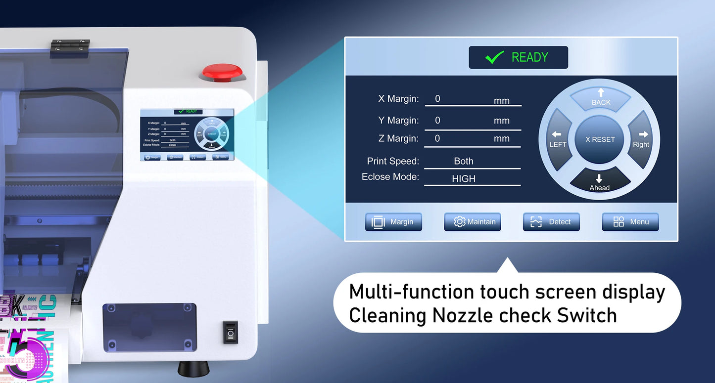 OYfame US EU Stock A3 A4 DTF Printer impresora UV dtf A3 For Epson XP600 DTF tshirt Printing Machine A3 For L805 UV DTF Printer