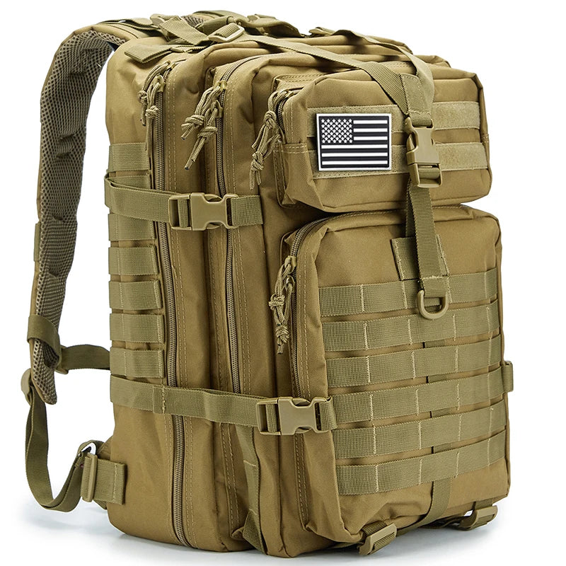 45L Man Tactical Backpacks Traveling Bags Outdoor 3P School Pack EDC Molle Pack For Trekking Hunting Bag camping equipment