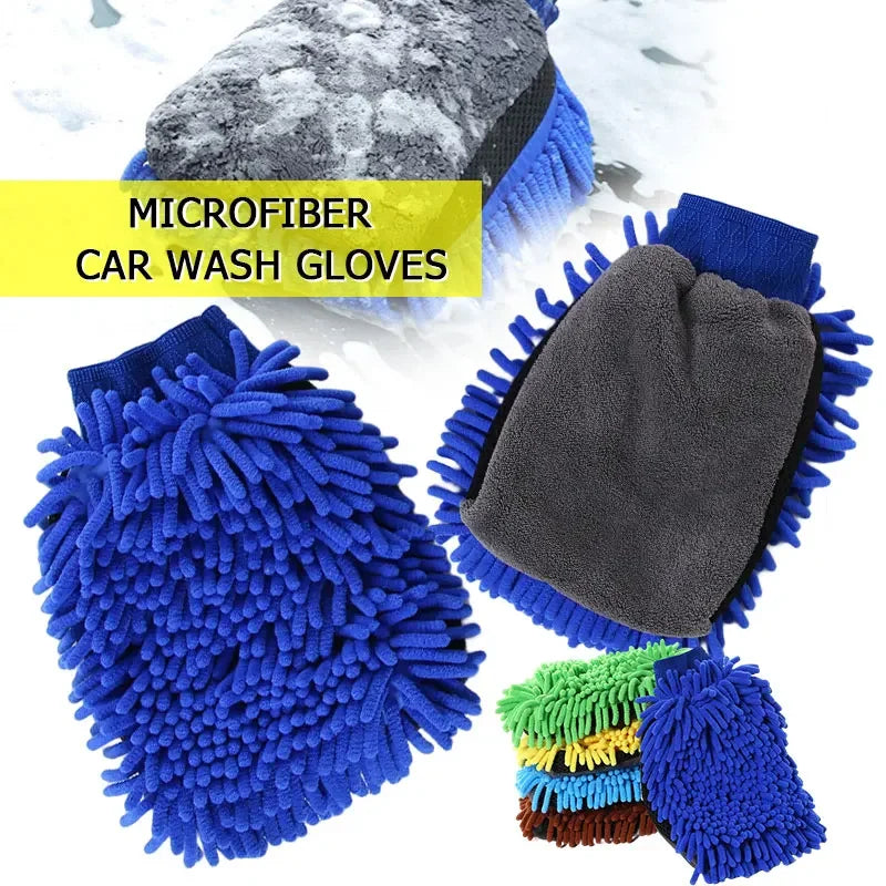 Car Wash Glove AntiScratch Cleaning Mitt For Auto Detailing