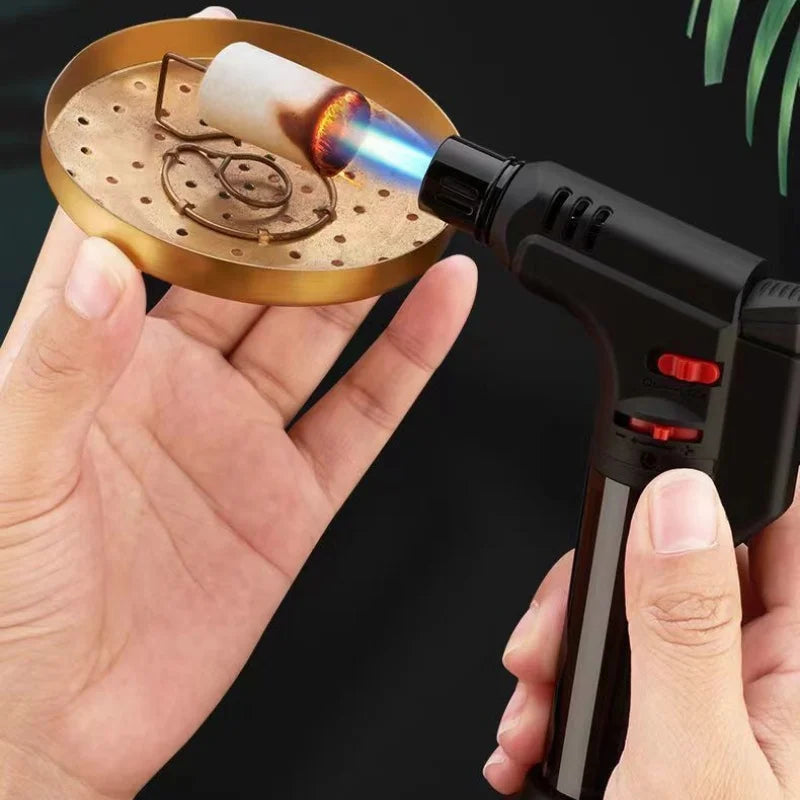 TopFlames Outdoor Portable Butane Gas Torch Lighter Windproof