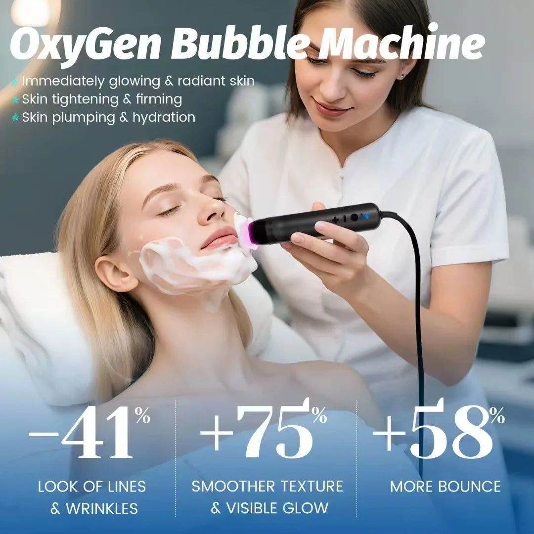 High Quality 3 in 1 CO2 Bubble Oxygenation Pods Facial Skin Care Skin Tightening Oxygen Jet Therapy Machine