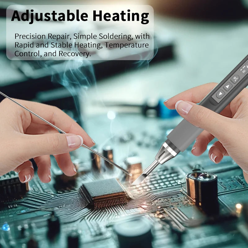 ZOYI N2 portable intelligent soldering iron + multimeter High power 65W adjustable temperature welding professional home