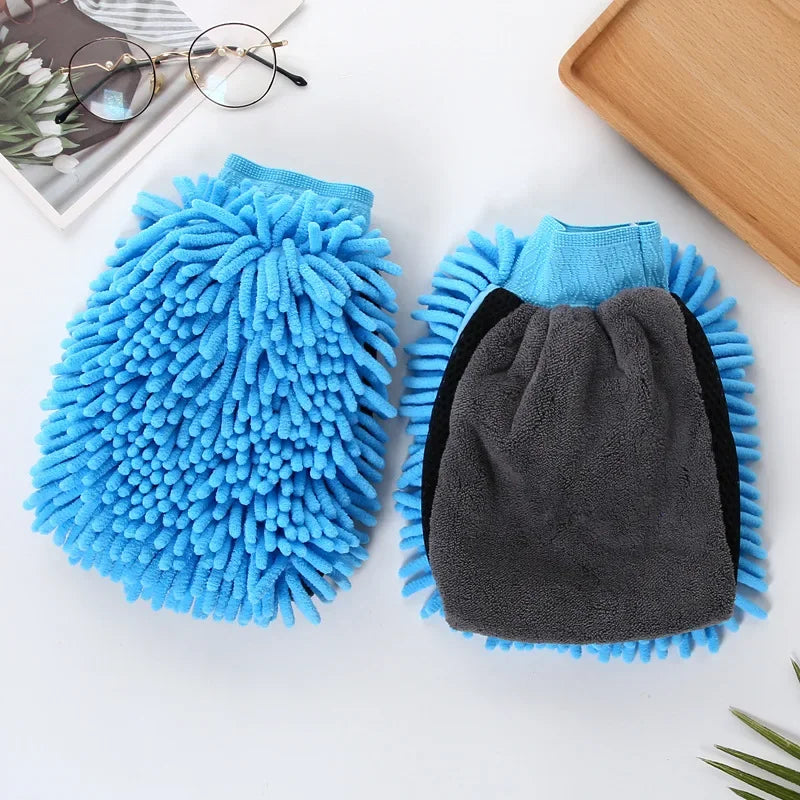 Car Wash Glove AntiScratch Cleaning Mitt For Auto Detailing